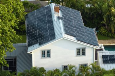Residential Solar Panel Setup